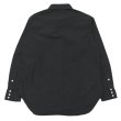 画像2: *A VONTADE（アボンタージ）Lax Western Shirts（ラックスウエスタンシャツ）"Hard Twist Yarn Cordlane" / Black（ブラック） (2)