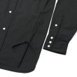 画像6: *A VONTADE（アボンタージ）Lax Western Shirts（ラックスウエスタンシャツ）"Hard Twist Yarn Cordlane" / Black（ブラック） (6)