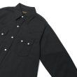 画像5: A VONTADE（アボンタージ）Lax Western Shirts（ラックスウエスタンシャツ）Hard Twist Yarn Cordlane/Black（ブラック） (5)