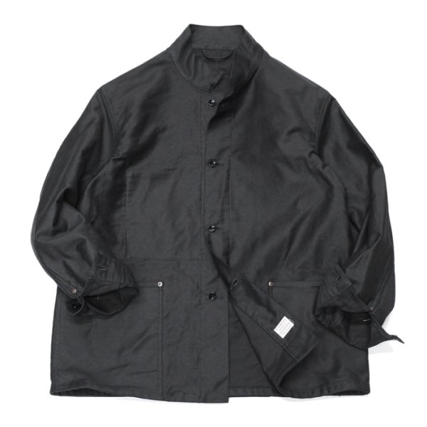 画像2: ※Exclusive※ *A VONTADE(アボンタージ)Stand Collar Coverall(スタンドカラーカバーオール)"Heavy Moleskin" / Black(ブラック) (2)