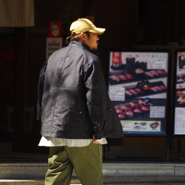 画像14: ※Exclusive※ *A VONTADE(アボンタージ)Stand Collar Coverall(スタンドカラーカバーオール)"Heavy Moleskin" / Black(ブラック) (14)