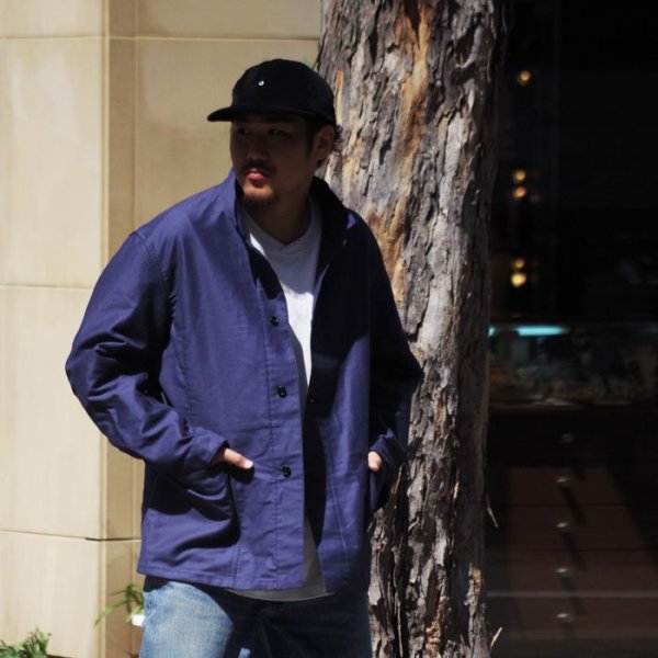 画像13: ※Exclusive※ *A VONTADE（アボンタージ）Stand Collar Coverall（スタンドカラーカバーオール）"Heavy Moleskin" / Navy（ネイビー） (13)