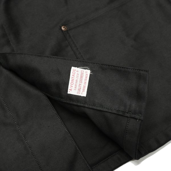 画像10: ※Exclusive※ *A VONTADE(アボンタージ)Stand Collar Coverall(スタンドカラーカバーオール)"Heavy Moleskin" / Black(ブラック) (10)