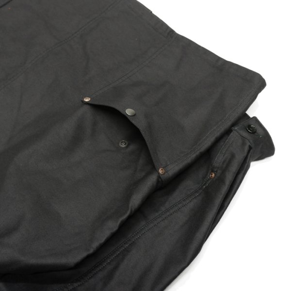 画像7: ※Exclusive※ *A VONTADE(アボンタージ)Stand Collar Coverall(スタンドカラーカバーオール)"Heavy Moleskin" / Black(ブラック) (7)