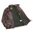 画像8: Y'2 LEATHER（ワイツーレザー）STEER OIL SINGLE RIDERS（ステアオイル 襟付きシングルライダース）/Brown（ブラウン） (8)