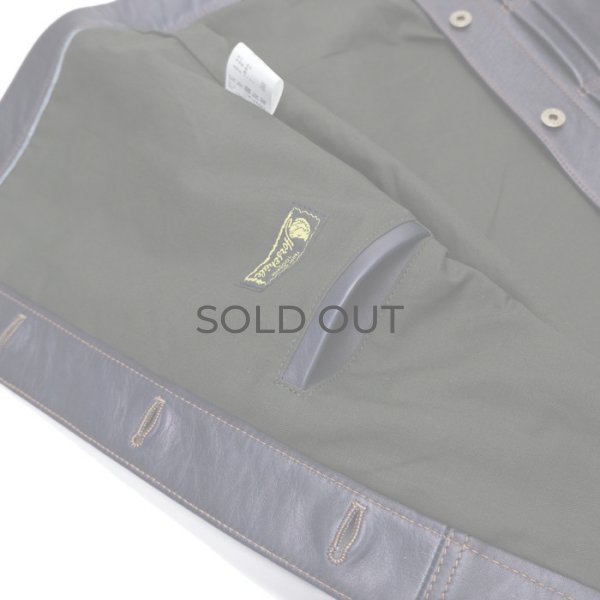 画像10: Y'2 LEATHER（ワイツーレザー）INDIGO HORSE 1st Type Jacket（インディゴホースファーストタイプジャケット）/ Indigo（インディゴ） (10)