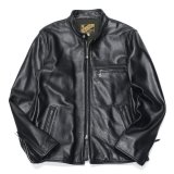 【PointUp10%11/10迄】Y'2 LEATHER（ワイツーレザー）STEER OIL SINGLE RIDERS（ステアオイル シングルライダース）/Black（ブラック）