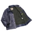 画像9: Y'2 LEATHER（ワイツーレザー）INDIGO HORSE 1st Type Jacket（インディゴホースファーストタイプジャケット）/Indigo（インディゴ） (9)