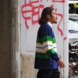 画像9: BARBARIAN（バーバリアン）Heavy Weight Rugby Collar Shirt（ヘビーウェイト ラグビーカラーシャツ）"BOLD MOUNTAINEER" / D.Ocean×Kelly×Yellow×White（ダークオーシャン×ケリーグリーン×イエロー×ホワイト） (9)