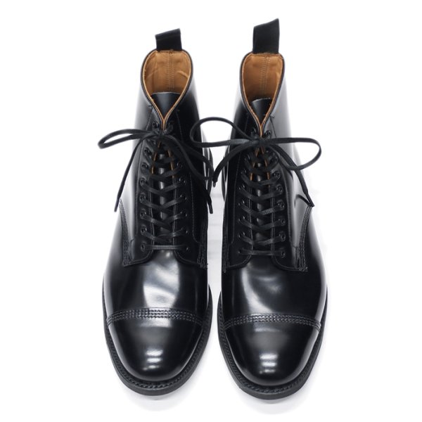 画像3: SANDERS（サンダース）Military Derby Boot（ミリタリーダービーブーツ）"Polished Leather" / Black（ブラック） (3)