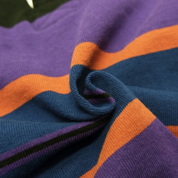 画像7: BARBARIAN(バーバリアン)Heavy Weight Rugby Collar Shirt(ヘビーウェイト ラグビーカラーシャツ)"BOLD MOUNTAINEER" / Black×Purple×Rust×D.Ocean(ブラック×パープル×ラスト×ダークオーシャン) (7)