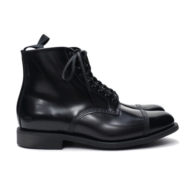 画像1: SANDERS（サンダース）Military Derby Boot（ミリタリーダービーブーツ）/Black（ブラック） (1)