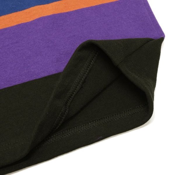 画像6: BARBARIAN(バーバリアン)Heavy Weight Rugby Collar Shirt(ヘビーウェイト ラグビーカラーシャツ)"BOLD MOUNTAINEER" / Black×Purple×Rust×D.Ocean(ブラック×パープル×ラスト×ダークオーシャン) (6)