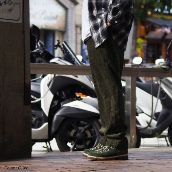 画像12: ＜30%OFF＞ENGINEERED GARMENTS（エンジニアードガーメンツ）ANDOVER PANT（アンドーバーパンツ）"Cotton 4.5W Corduroy" / Olive（オリーブ）※Sサイズのみ (12)