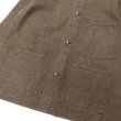 画像6: KAPTAIN SUNSHINE（キャプテンサンシャイン）Coverall Jacket（カバーオールジャケット）10.5oz TWISTED SELVEDGE DENIM/Brown（ブラウン） (6)