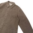 画像4: KAPTAIN SUNSHINE（キャプテンサンシャイン）Coverall Jacket（カバーオールジャケット）10.5oz TWISTED SELVEDGE DENIM/Brown（ブラウン） (4)