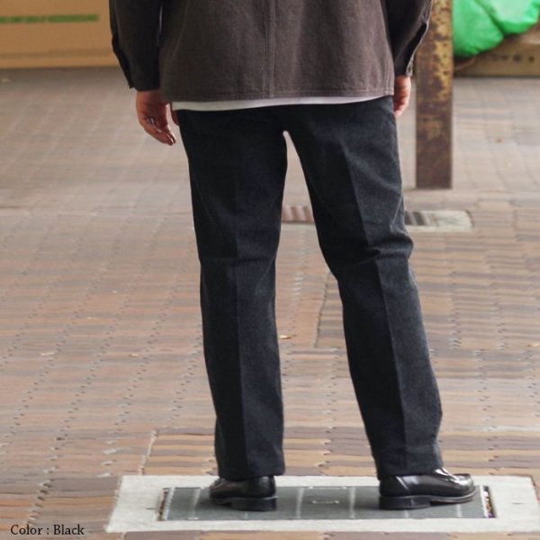 画像12: 【PointUp10%11/10迄】KAPTAIN SUNSHINE(キャプテンサンシャイン)Skate Shoecut Denim Pants(スケートシューカットデニムパンツ)/ Black One Wash(ブラックワンウォッシュ)【裾上げ無料】 (12)