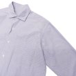 画像4: KAPTAIN SUNSHINE（キャプテンサンシャイン）Cotton Semi Spread Collar Shirt（コットンセミスプレッドカラーシャツ）WASHED FINX LIGHT WEATHER STRIPE/Purple Stripe（パープルストライプ） (4)