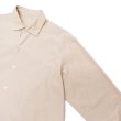 画像4: KAPTAIN SUNSHINE（キャプテンサンシャイン）Cotton Semi Spread Collar Shirt（コットンセミスプレッドカラーシャツ）WASHED FINX LIGHT WEATHER STRIPE/Sand Stripe（サンドストライプ） (4)