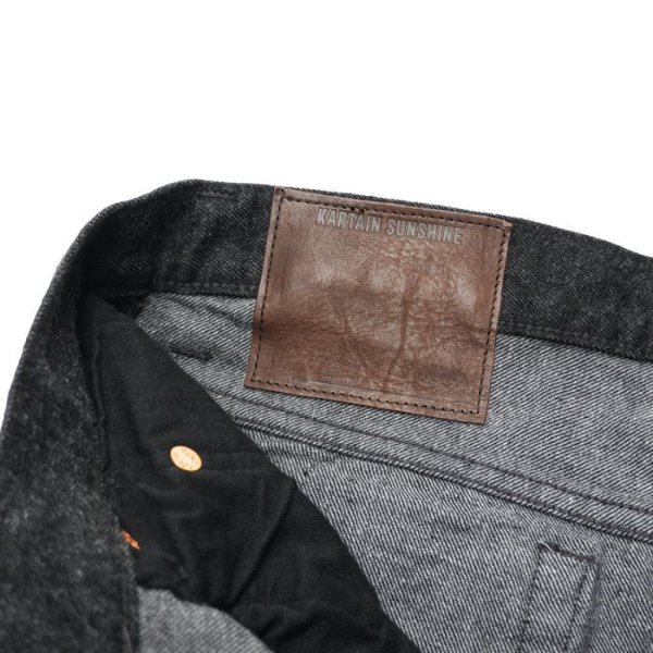 画像8: 【PointUp10%11/10迄】KAPTAIN SUNSHINE(キャプテンサンシャイン)Skate Shoecut Denim Pants(スケートシューカットデニムパンツ)/ Black One Wash(ブラックワンウォッシュ)【裾上げ無料】 (8)