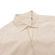 画像3: KAPTAIN SUNSHINE（キャプテンサンシャイン）Cotton Semi Spread Collar Shirt（コットンセミスプレッドカラーシャツ）WASHED FINX LIGHT WEATHER STRIPE/Sand Stripe（サンドストライプ） (3)