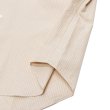 画像6: KAPTAIN SUNSHINE（キャプテンサンシャイン）Cotton Semi Spread Collar Shirt（コットンセミスプレッドカラーシャツ）WASHED FINX LIGHT WEATHER STRIPE/Sand Stripe（サンドストライプ） (6)