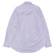 画像2: KAPTAIN SUNSHINE（キャプテンサンシャイン）Cotton Semi Spread Collar Shirt（コットンセミスプレッドカラーシャツ）WASHED FINX LIGHT WEATHER STRIPE/Purple Stripe（パープルストライプ） (2)