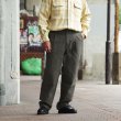 画像9: *A VONTADE（アボンタージ）1 Tuck Easy Trousers（1タックイージートラウザーズ）”Shuttle Buff Cloth" / Charcoal（チャコールグレー）【裾上げ無料】 (9)