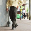 画像11: A VONTADE（アボンタージ）1 Tuck Easy Trousers（1タックイージートラウザーズ）Shuttle Buff Cloth/Charcoal（チャコールグレー）【裾上げ無料】 (11)