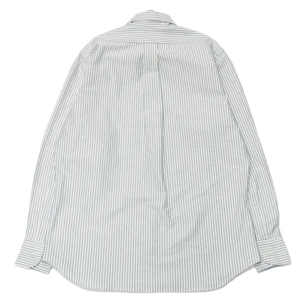 画像2: INDIVIDUALIZED SHIRTS(インディビジュアライズドシャツ)Classic Fit B.D. Shirt(クラシックフィットボタンダウンシャツ)"VINTAGE CANDY STRIPE" / Ivory×Navy(アイボリー×ネイビー) (2)