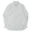 画像1: INDIVIDUALIZED SHIRTS（インディビジュアライズドシャツ）Classic Fit B.D. Shirt（クラシックフィットボタンダウンシャツ）"VINTAGE CANDY STRIPE"/Ivory×Navy（アイボリー×ネイビー）※14Hサイズのみ (1)