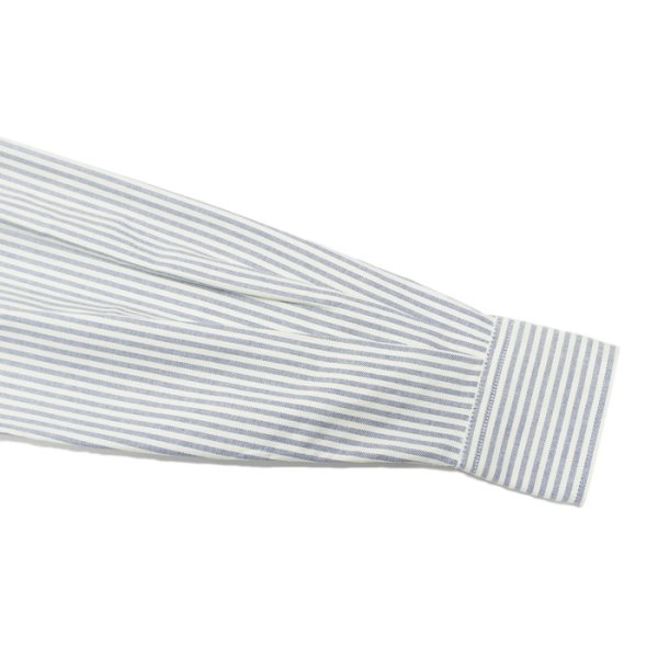 画像6: INDIVIDUALIZED SHIRTS(インディビジュアライズドシャツ)Classic Fit B.D. Shirt(クラシックフィットボタンダウンシャツ)"VINTAGE CANDY STRIPE" / Ivory×Navy(アイボリー×ネイビー) (6)