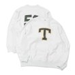 画像1: ※50th Exclusive※blurhms ROOTSTOCK（ブラームスルーツストック）Soft&Hard Sweat Crew Neck P.O "TB"（ソフト&ハードスウェットクルーネックプルオーバー"TB"）Heather White/Navy×Yellow（ネイビー×イエロー）・Green×Navy（グリーン×ネイビー） (1)