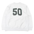 画像5: ※50th Exclusive※blurhms ROOTSTOCK（ブラームスルーツストック）Soft&Hard Sweat Crew Neck P.O "TB"（ソフト&ハードスウェットクルーネックプルオーバー"TB"）Heather White/Navy×Yellow（ネイビー×イエロー）・Green×Navy（グリーン×ネイビー） (5)