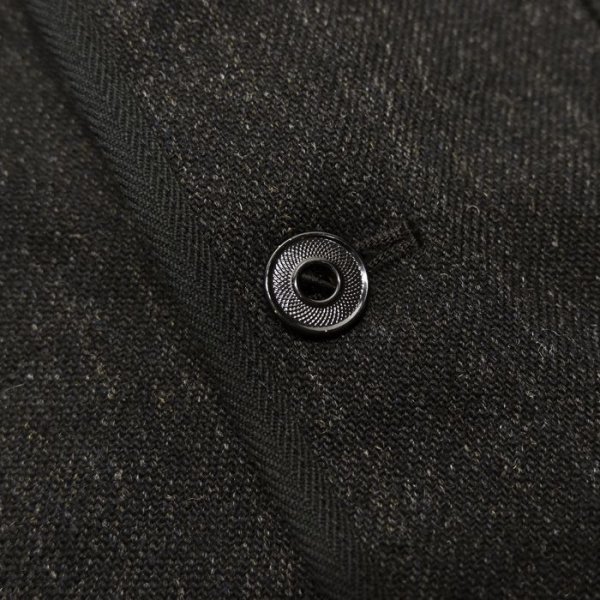 画像9: *A VONTADE(アボンタージ)CW Piping Vest(CWパイピングベスト)”British Wool Cotton Mil. Serge" / Dk.Charcoal(ダークチャコール) (9)