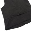 画像6: *A VONTADE（アボンタージ）CW Piping Vest（CWパイピングベスト）”British Wool Cotton Mil. Serge" / Dk.Charcoal（ダークチャコール） (6)