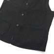 画像5: *A VONTADE（アボンタージ）CW Piping Vest（CWパイピングベスト）”British Wool Cotton Mil. Serge" / Dk.Charcoal（ダークチャコール） (5)