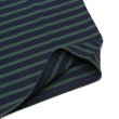 画像5: SAINT JAMES（セントジェームス）OUESSANT"ELBOW PATCH"（ウエッソンエルボーパッチ）/NAVY×PIN+NAVY（ネイビー×グリーン+ネイビー） (5)