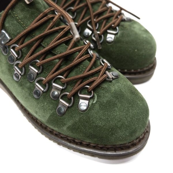 画像6: 【PointUp10%11/10迄】ENGINEERED GARMENTS(エンジニアードガーメンツ)CLUSAZ(クリュサ)"Made by Paraboot" / Vel.Green(グリーンスエード) (6)