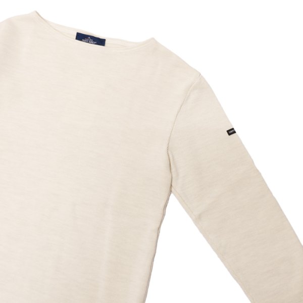 画像4: SAINT JAMES(セントジェームス)DOUBLEFACE SWEATER(ダブルフェースセーター)/ECUME CHINE(霜降りライトベージュ) (4)