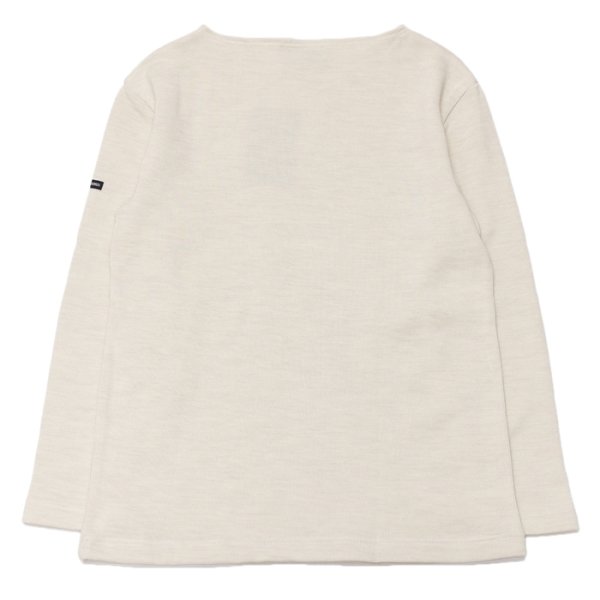 画像2: SAINT JAMES(セントジェームス)DOUBLEFACE SWEATER(ダブルフェースセーター)/ECUME CHINE(霜降りライトベージュ) (2)