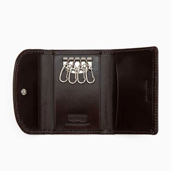 画像2: BEORMA(ベオーマ)3 FOLD KEY CASE(3つ折りキーケース)/Dark Brown(ダークブラウン) (2)