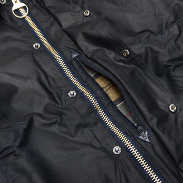 画像10: Barbour(バブァー)BEAUFORT JACKET(ビューフォートジャケット)"Wax Cotton" / Navy(ネイビー) (10)