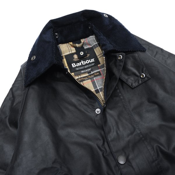 画像3: Barbour(バブァー)BEAUFORT JACKET(ビューフォートジャケット)"Wax Cotton" / Navy(ネイビー) (3)