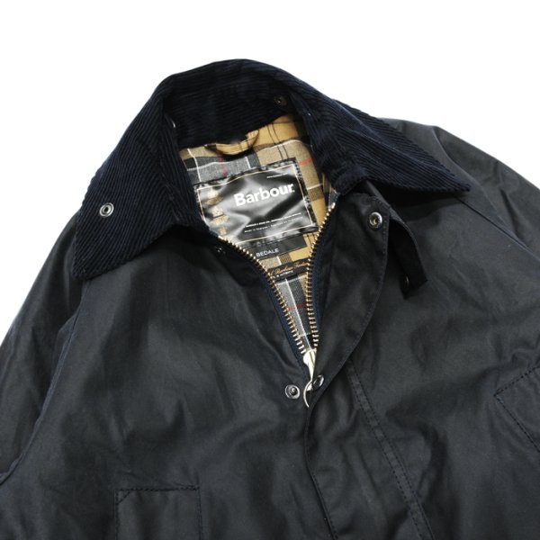 画像3: Barbour（バブァー）BEDALE JACKET（ビデイルジャケット）"Wax Cotton" / Navy（ネイビー） (3)
