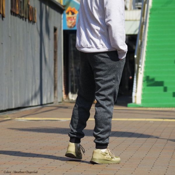 画像12: Gramicci(グラミチ)BONDING KNIT FLEECE NARROW RIB PANT(ボンディングニットフリースナローリブパンツ)/ Heather Olive(ヘザーオリーブ) (12)