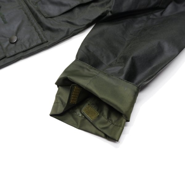 画像6: Barbour（バブァー）BORDER JACKET（ボーダージャケット）"Wax Cotton" / Sage（セージ） (6)