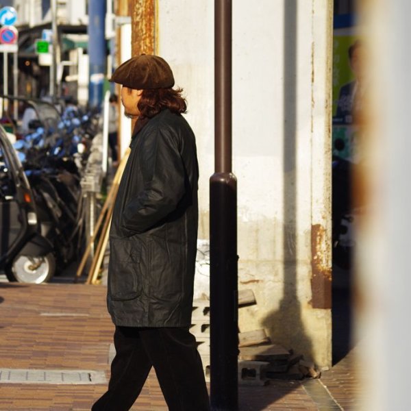 画像14: Barbour（バブァー）BORDER JACKET（ボーダージャケット）"Wax Cotton" / Sage（セージ） (14)