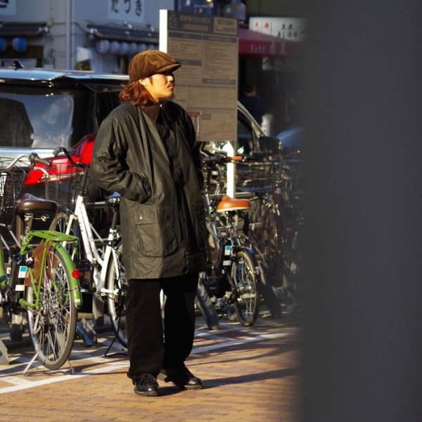 画像13: Barbour（バブァー）BORDER JACKET（ボーダージャケット）"Wax Cotton" / Sage（セージ） (13)