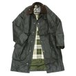 画像1: Barbour（バブァー）BORDER JACKET（ボーダージャケット）"Wax Cotton" / Sage（セージ） (1)